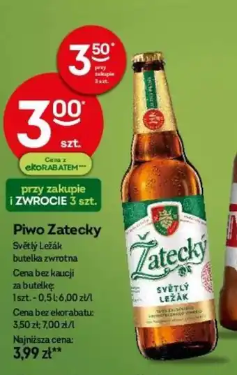 Żabka Piwo Zatecky 0,5 l oferta