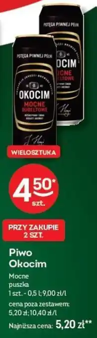 Żabka Piwo Okocim 0,5 l oferta