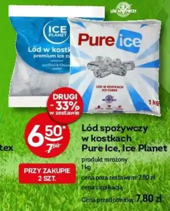 Żabka Lód spożywczy w kostkach Pure Ice, Ice Planet 1 kg oferta