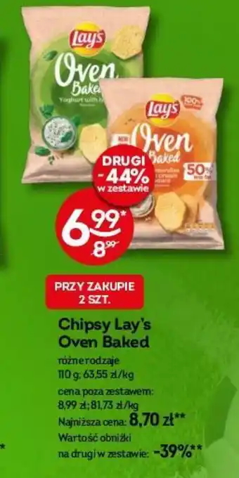 Żabka Chipsy Lay's Oven Baked 110 g oferta