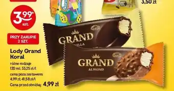 Żabka Lody Grand Koral 120 ml oferta