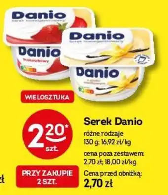 Żabka Serek Danio 130 g oferta