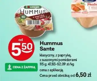Żabka Hummus Sante 115 g oferta