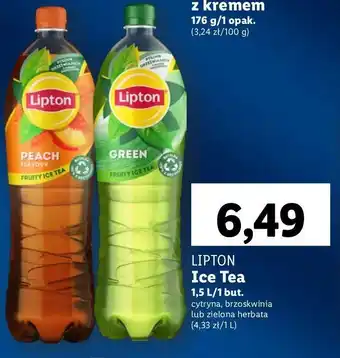 Lidl Lipton Ice Tea Peach 1.5L oferta