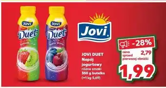 Kaufland Jogurt jagoda-wiśnia Jovi Duet oferta