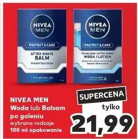 Kaufland Woda po goleniu Nivea Men Protect & Care oferta