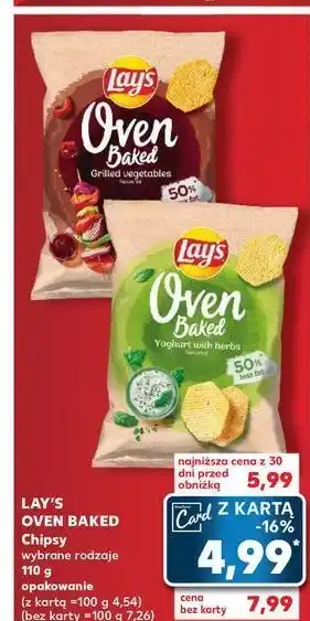 Kaufland Chipsy grillowane warzywa Lay's Oven Baked (Prosto Z Pieca) oferta