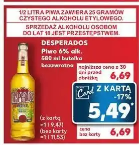 Kaufland Piwo Desperados oferta