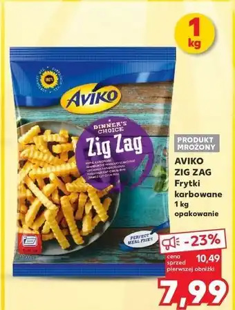 Kaufland Frytki zig zag Aviko oferta