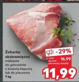 Kaufland Żeberka ekstramięsne oferta