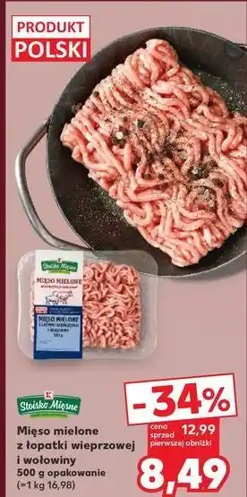 Kaufland Mięso mielone z łopatki wieprzowej i wołowiny Stoisko Mięsne oferta