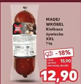 Kaufland Kiełbasa żywiecka Madej & Wróbel oferta