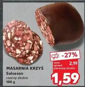 Kaufland Salceson czarny extra Masarnia Krzyś oferta