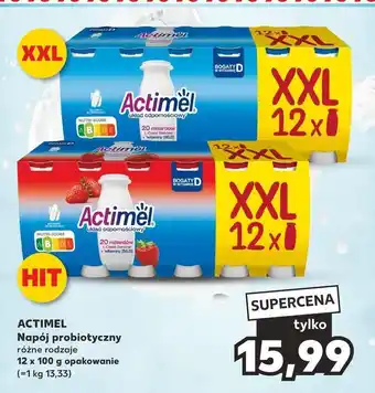 Kaufland Jogurt truskawka Danone Actimel oferta