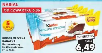 Kaufland Baton Kinder Mleczna Kanapka oferta