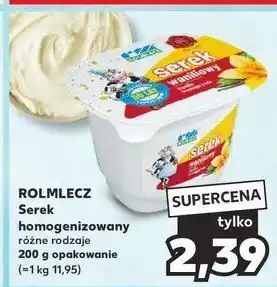 Kaufland Serek waniliowy Rolmlecz oferta