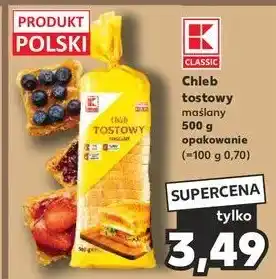 Kaufland Chleb tostowy maślany K-Classic oferta