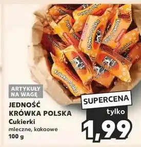 Kaufland Cukierki krówka polska mleczna Jedność oferta