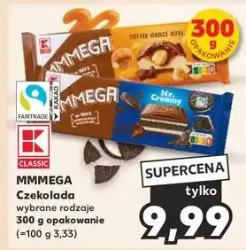 Kaufland Czekolada mr. creamy K-Classic oferta