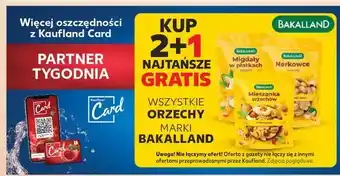 Kaufland Migdały w płatkach Bakalland oferta