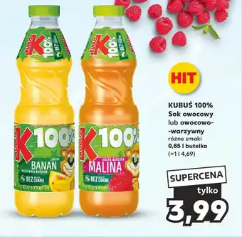 Kaufland Sok jabłko-banan-brzoskwinia-marchew Kubuś 100% oferta