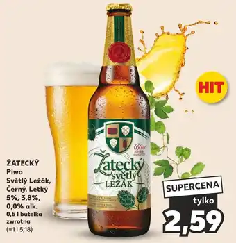 Kaufland Piwo Zatecky Svetly Lezak oferta