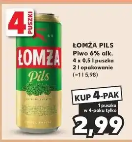Kaufland Piwo Łomża Pils oferta