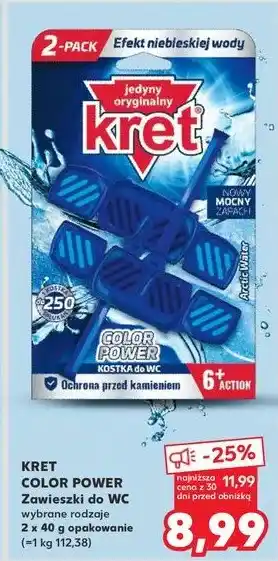 Kaufland Zawieszka arctic water Kret Color Power oferta