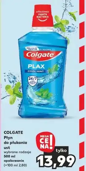 Kaufland Płyn do ust cool mint Colgate Plax oferta