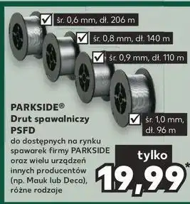 Kaufland Drut spawalniczy 140 m Parkside oferta