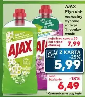 Kaufland Płyn do mycia konwalie Ajax Floral Fiesta oferta