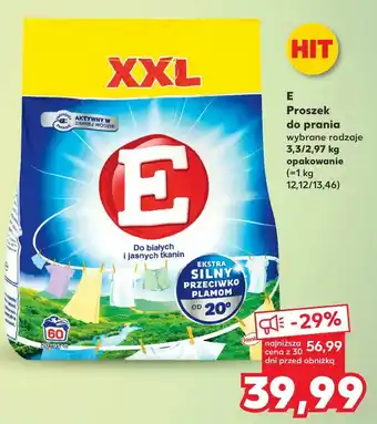 Kaufland Proszek do prania białych i jasnych ubrań E oferta