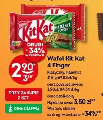 Żabka Wafel Kit Kat 4 Finger 41,5 g oferta