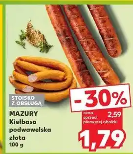 Kaufland Kiełbasa podwawelska Mazury Ełk oferta
