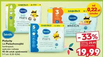Kaufland Pieluchomajtki 5 junior Bevola Baby oferta