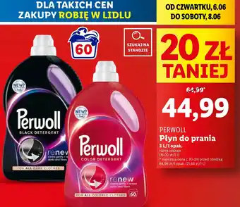 Lidl Płyn do prania Perwoll Renew Color oferta