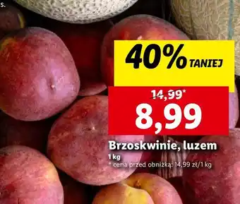 Lidl Brzoskwinie oferta