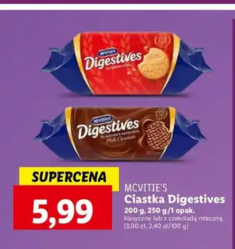 Lidl Ciastka Mcvitie's oferta