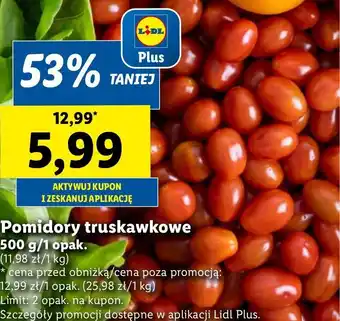 Lidl Pomidory truskawkowe oferta