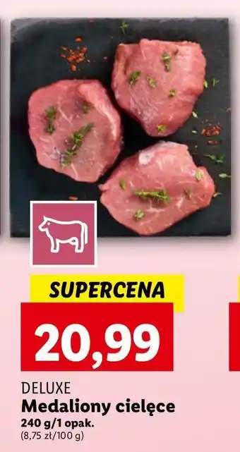 Lidl Medaliony z cielęciny Deluxe oferta