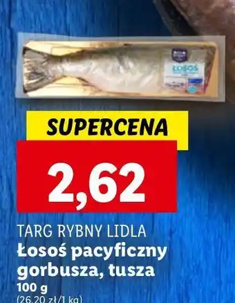 Lidl Łosoś pacyficzny tusza Targ Rybny Lidla oferta