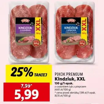 Lidl Kindziuk z pieprzem Pikok oferta