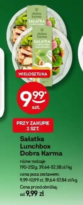 Żabka Sałatka Lunchbox Dobra Karma 190-252 g oferta