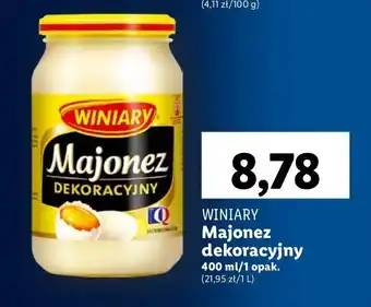 Lidl Majonez dekoracyjny Winiary oferta