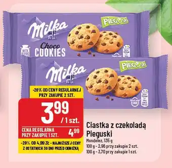 Polomarket Ciastka z czekoladą Pieguski oferta