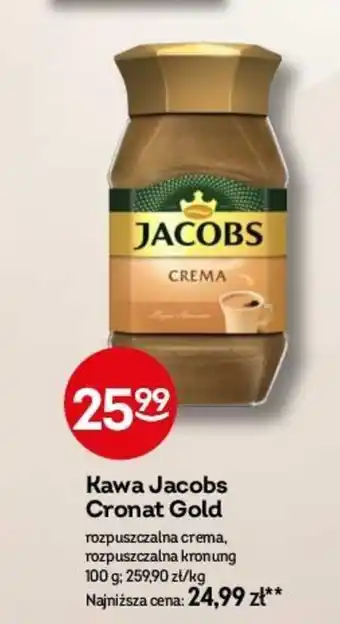 Żabka Kawa Jacobs Cronat Gold 100 g oferta
