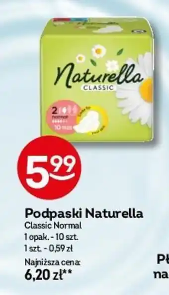 Żabka Podpaski Naturella oferta