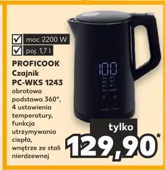 Kaufland Czajnik elektryczny Proficook oferta