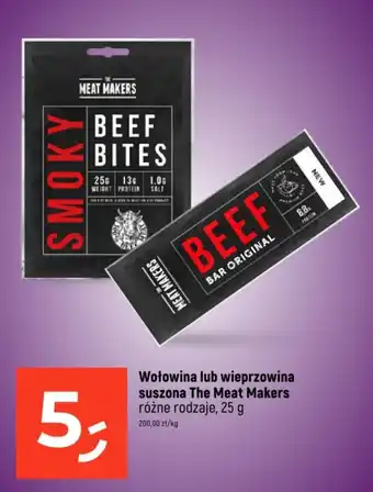 Dealz Wołowina lub wieprzowina suszona The Meat Makers 25 g oferta