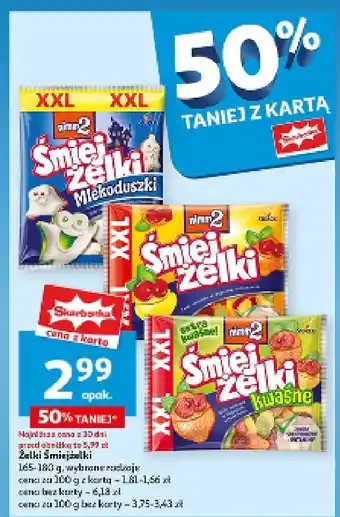 Auchan Żelki Nimm2 Śmiejżelki Mlekoduszki oferta